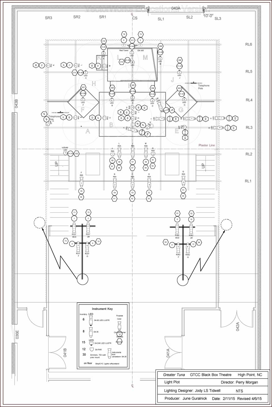 Greater Tuna Light Plot
